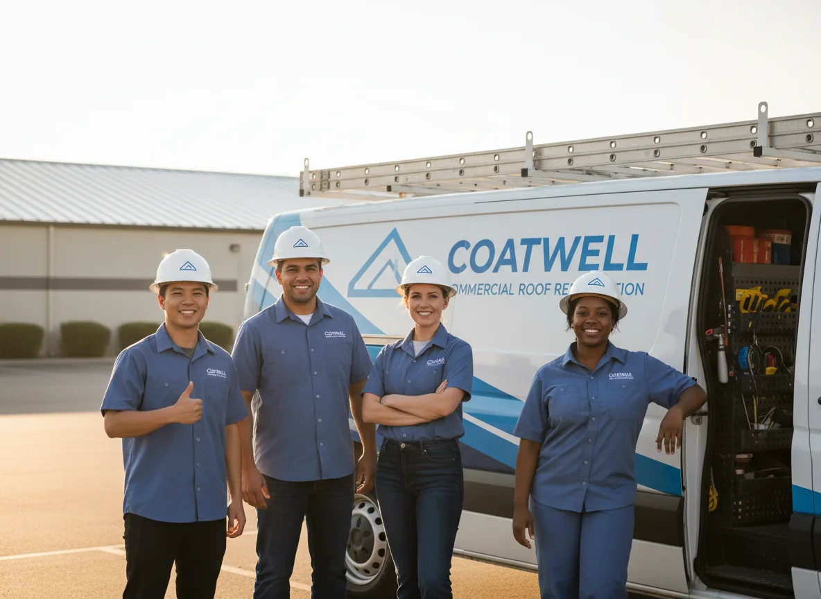 Commercial roof coating company in Tucker, AR